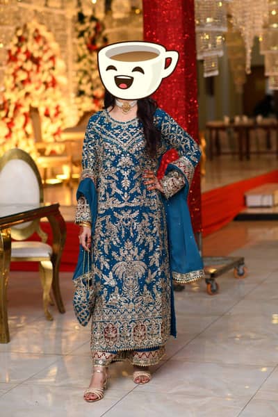 Wedding dress - Original haseens pre loved dress for 15k