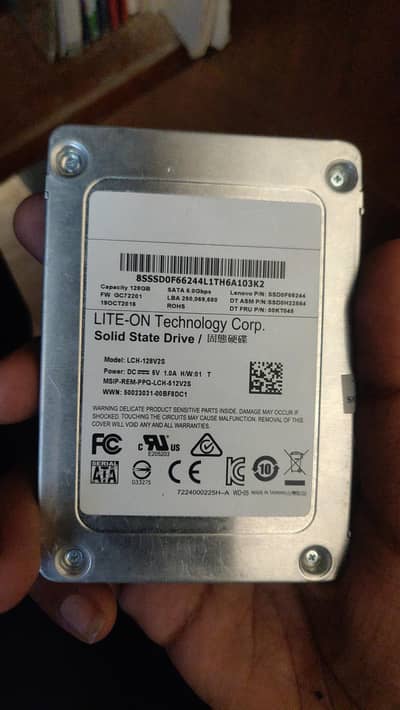 Lite-On 128GB SATA SSD - LCH-128V2S | 6.0Gbps | Laptop/Desktop Upgrade