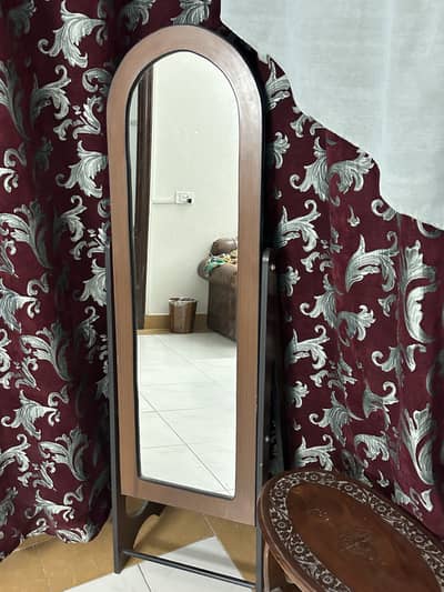 Wooden Standing Mirror