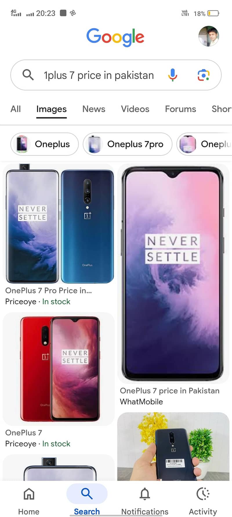 1plus 7 0