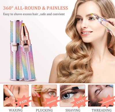 High Quality 2 in 1 Rechargeable Hair Remover