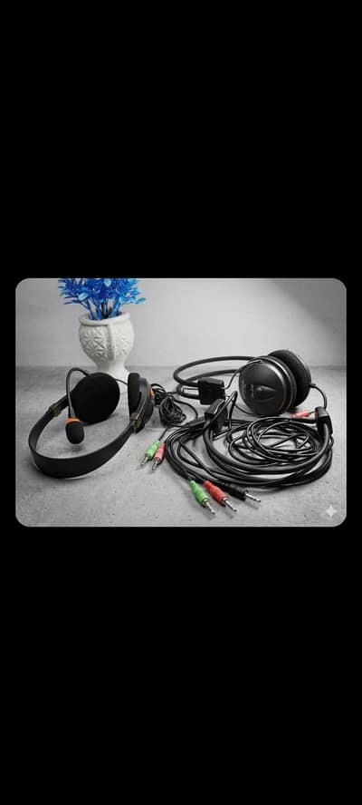 Combo Offer: 2 Professional Wired Headphones with