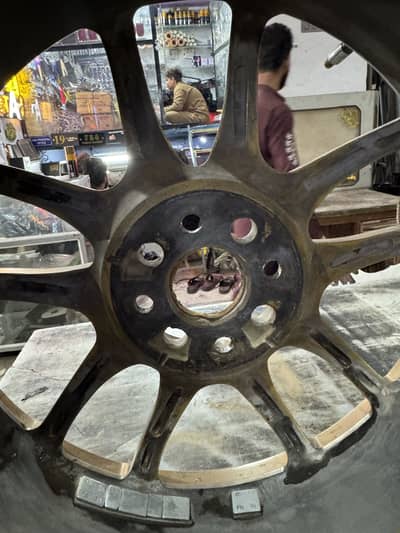 works company important aloy rims mad in japan
