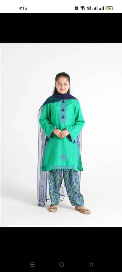 3piece dress lawn