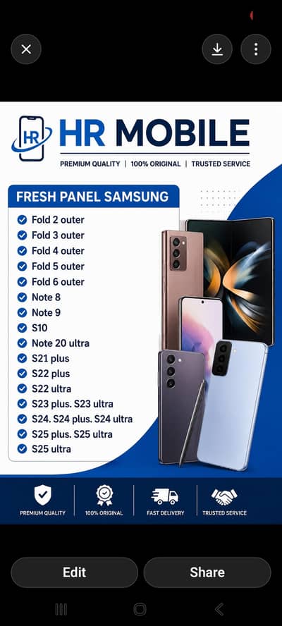 Samsung pannel