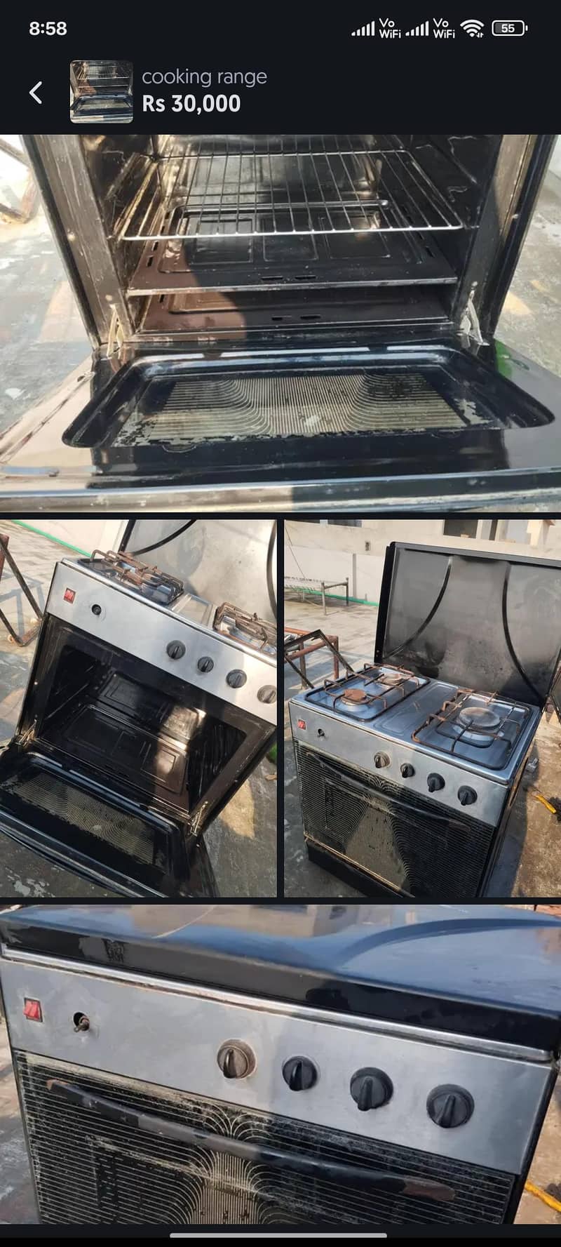 cooking range 0