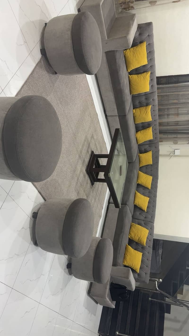 L Shaped sofa set 0
