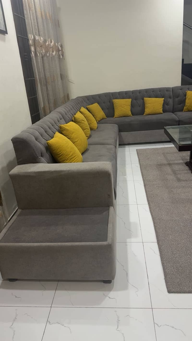 L Shaped sofa set 1