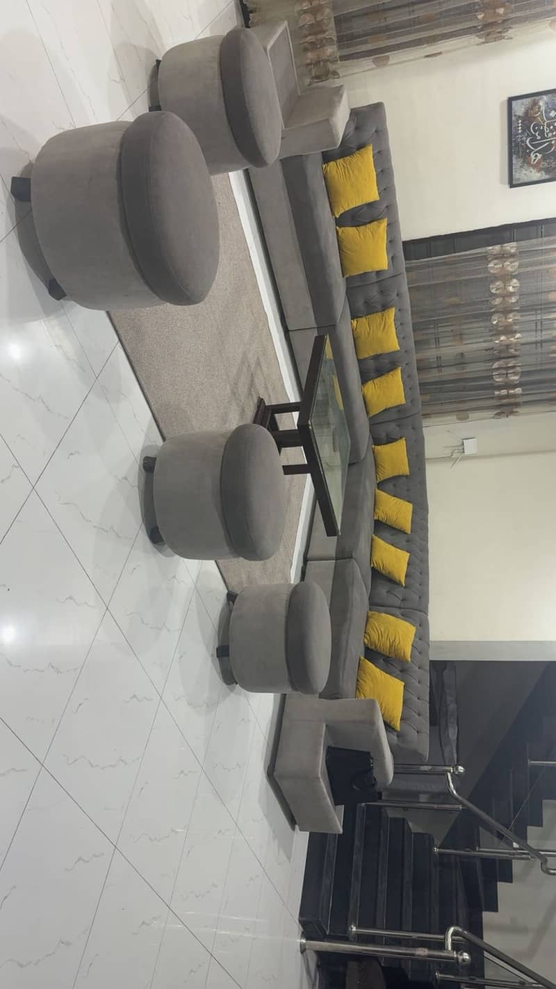 L Shaped sofa set 3