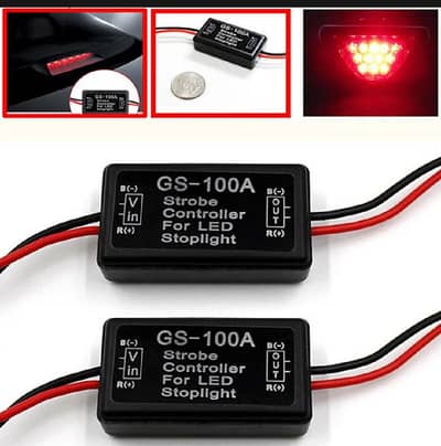 Vehicle Car GS-100A LED Brake Stop Light Strobe Flash Module