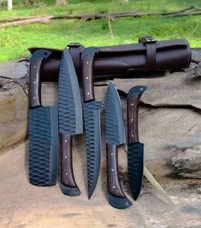 professional kitchen set new look ya high carbon forged steel se bana