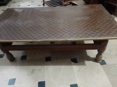 wooden table