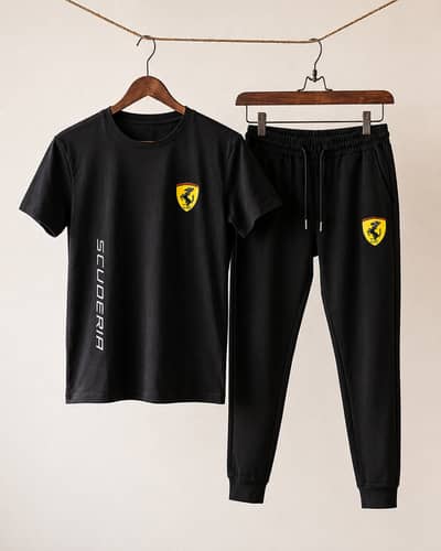 Men’s Premium Jersey Track Suit – Black 