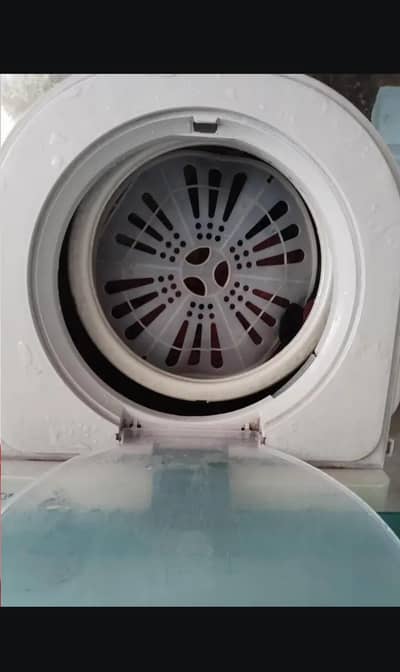 haier washing spinner dryer working A1