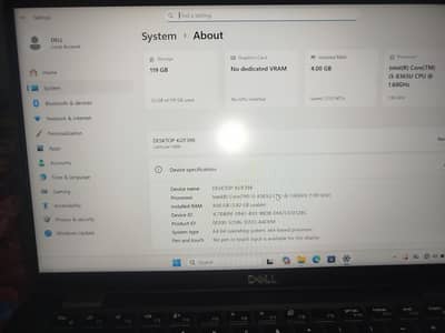 Dell latitude 5400 i5 8th generation