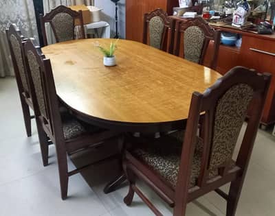 Dining Table 6 Seaters (Pure Sheesham)