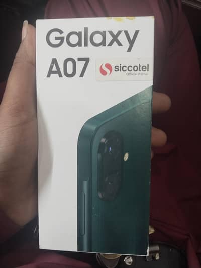 Samsung A07 4+64 almost 8 month warranty 03201498125