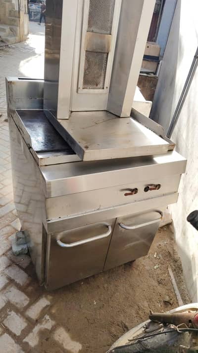 hot plate ÷ table top shuwarma counter
