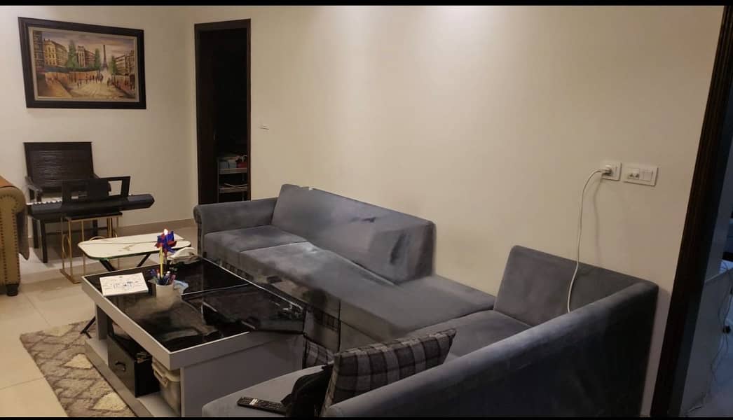L shape sofa set with centre table 0