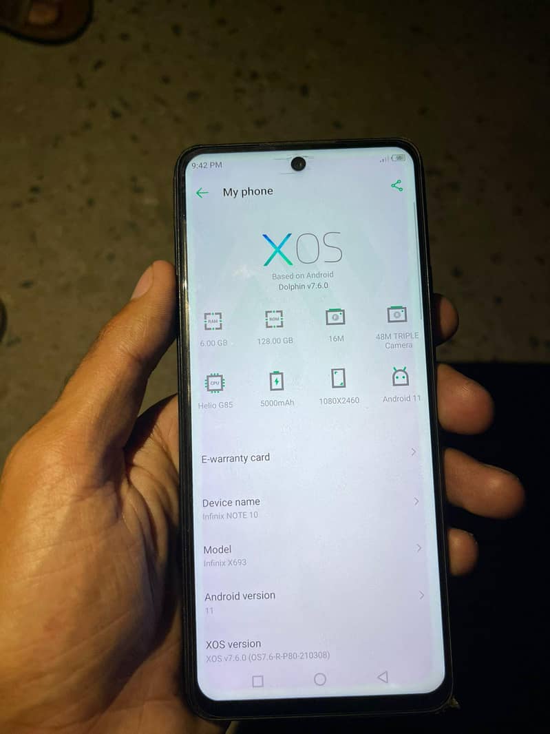INFINIX NOTE 10 1
