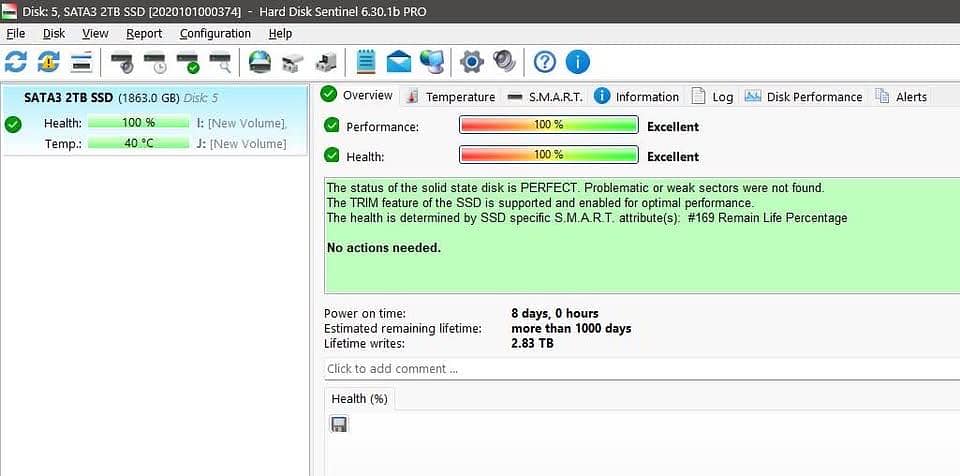 2 TB SSD (Solid State Drive) 1