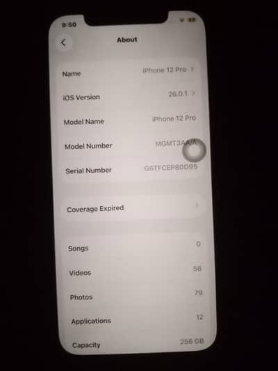 Iphone 12pro 256gb bypass