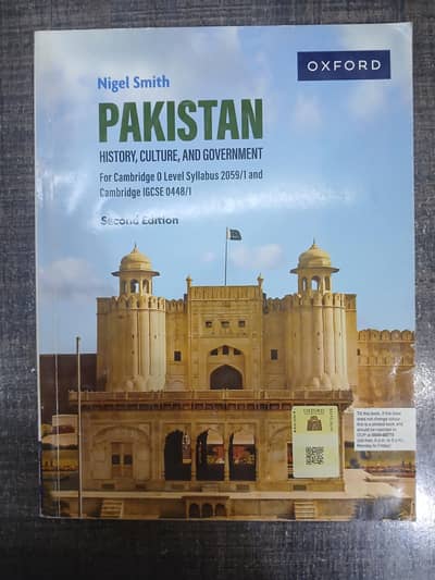 O_level History : Pakistan history culture and government by Nigel smi