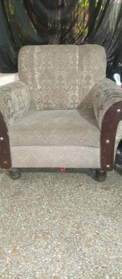 5 seater sofa with pure wooden