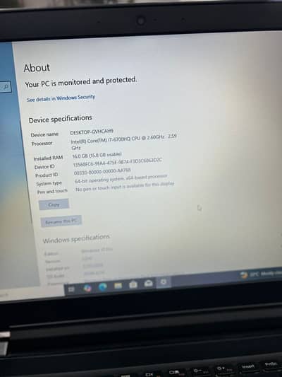 Gaming laptop for sell | 4gb graphics card