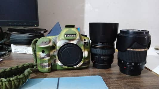 Canon 5D mark III with 2 lenses