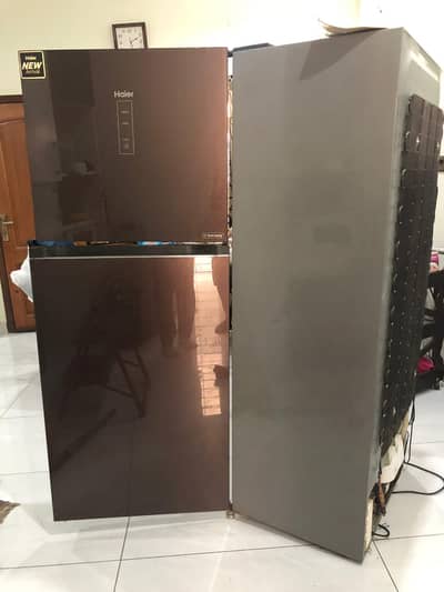 Haier Digital Double-Door Refrigerator - Excellent Condition