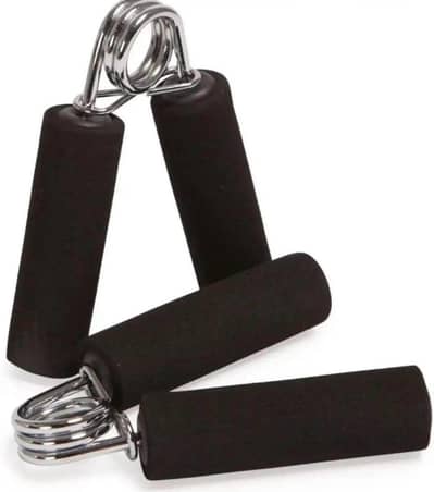Hand Grip Strengthener Black Foam 2-Piece Set