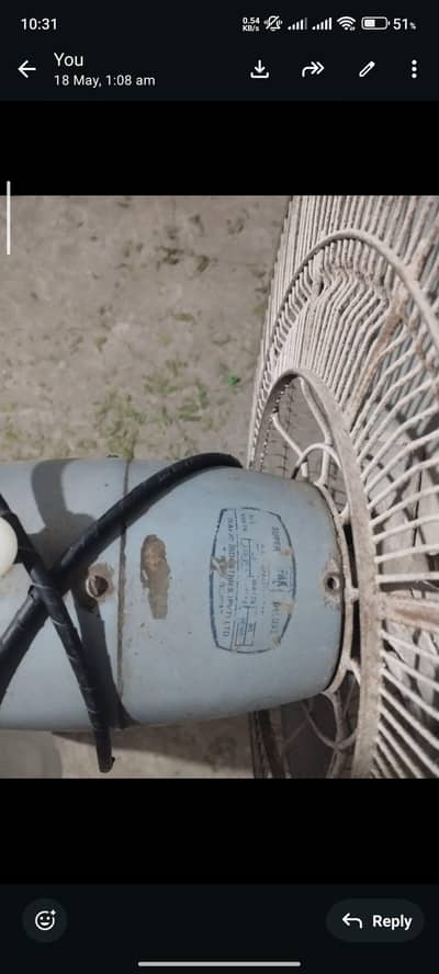 Pedestal fan used