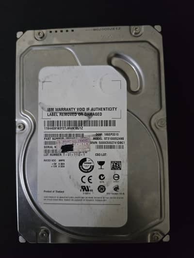 Seagate 1TB Hard Disk HDD 3.5" - Used