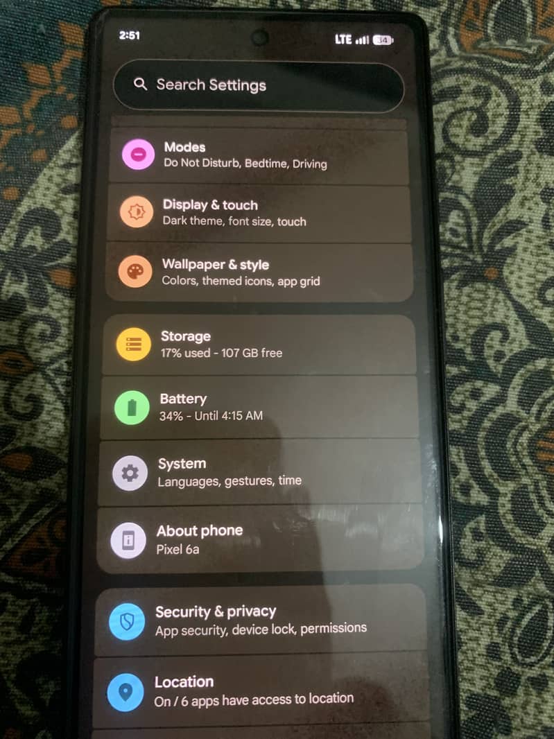 Google pixel 6a 3