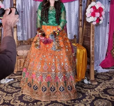 Mhndi bridal Dress
