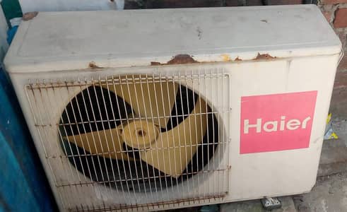 haier 1.5 ton split AC working