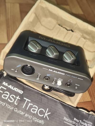 Fast Track from M-Audio is a USB audio interface