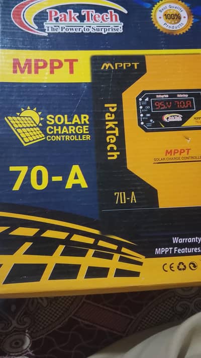 paktech MPPT 70A + Alkaram 2500 watt power inverter