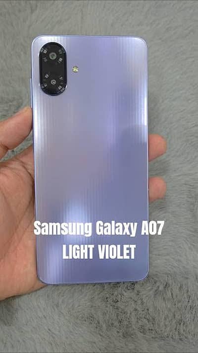 Samsung Mobile A07 complete box