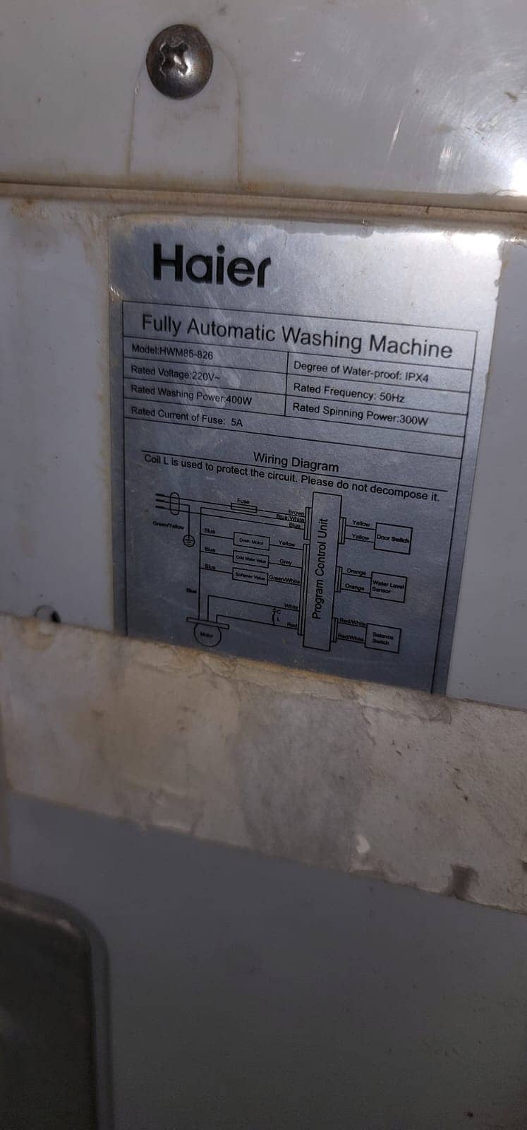 Haier Automatic Washing Machine 1