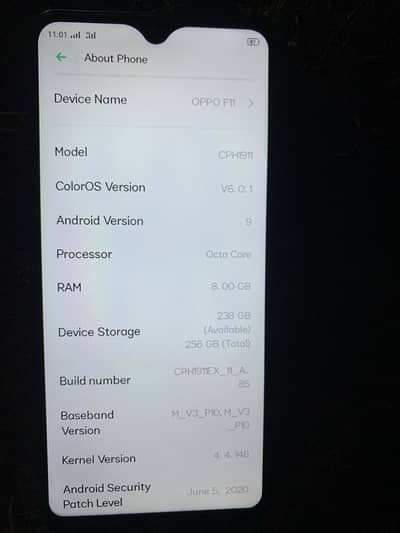 Oppo f11