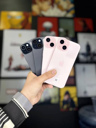 iPhone 15 Plus  PTA  100% HEALTH 7-10. Cycles Stock