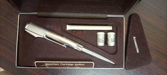 Vintage Ronson Pen Lighter Varachem Penliter Ink Pen
