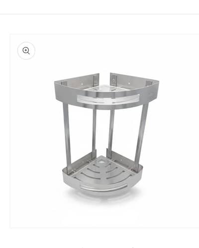 stainless steel 304 Grade   double corner shelf