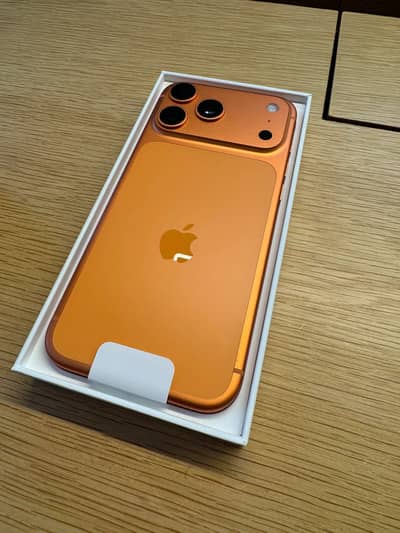 iPhone 17 Pro Max – Cosmic Orange – 256GB { Urgent Sale }