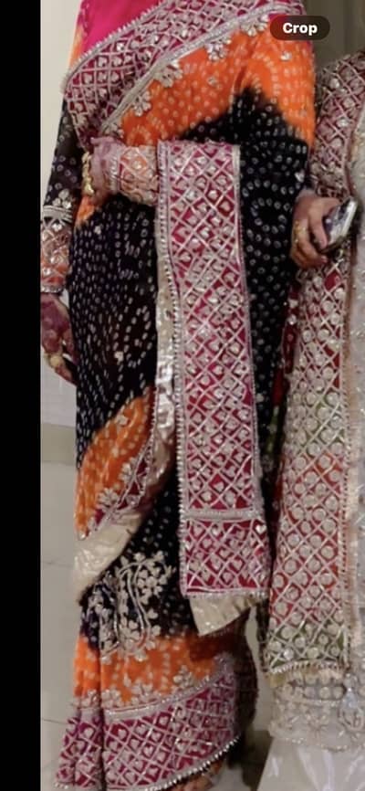 Chunri kinari work sare