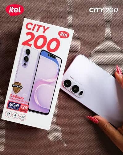 itel city200 4+4 128GB only 2 used