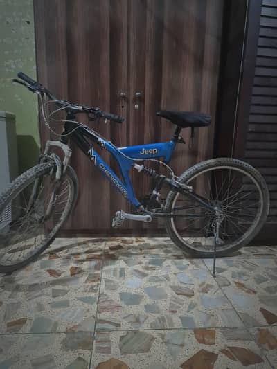 JEEP MOUNTAIN BIKE ORIGINAL ALUMINIUM SILVER USA IMPORTED BICYCLE