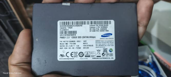 Samsung SSD 160 gb plus 500 gc hard health 100%